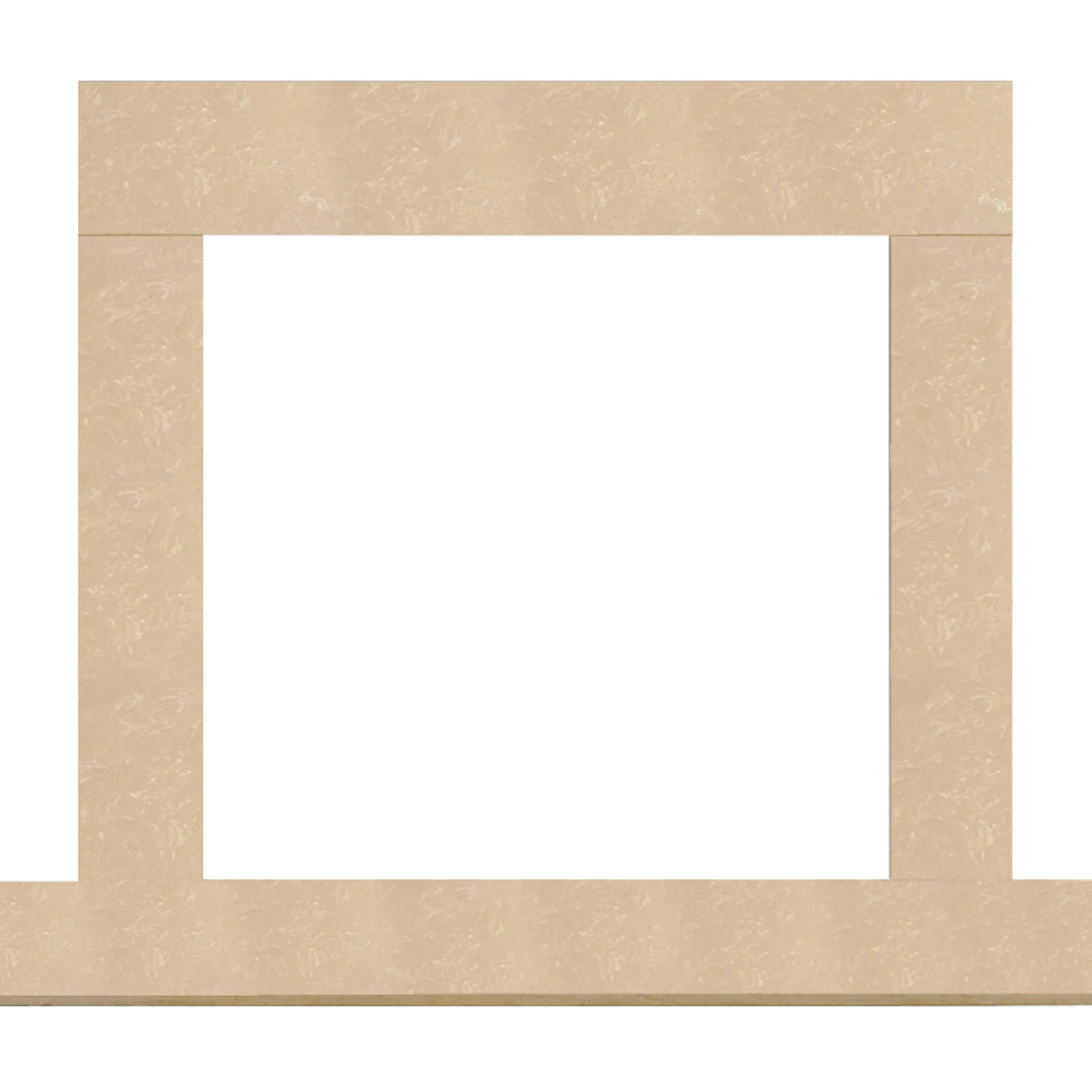 Majestic Design Series Set 3 49" Single-Pack Beige Stone Surround