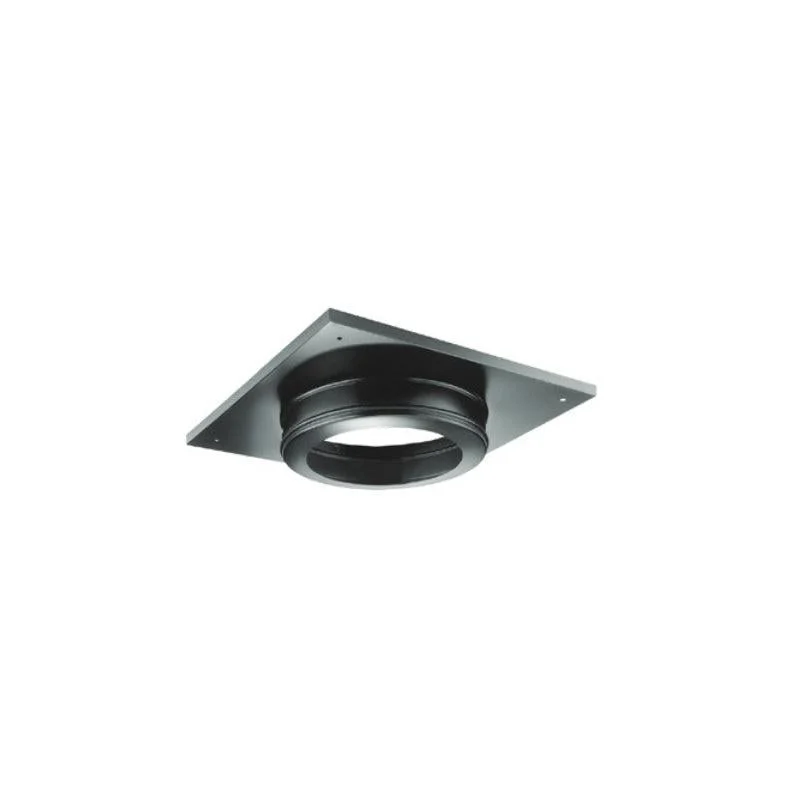 Majestic PelletVent Pro 3" - 4" Black Ceiling Support/Wall Thimble Cover