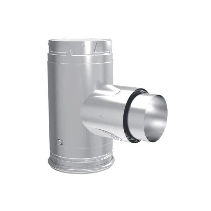 Majestic PelletVent Pro 3" - 4" Increaser Adapter Tee With Clean-Out Tee Cap
