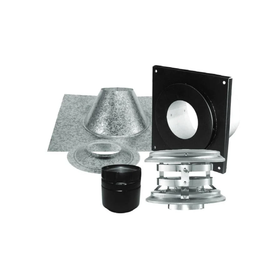 Majestic PelletVent Pro 4" Vertical Kit for Flat Ceiling