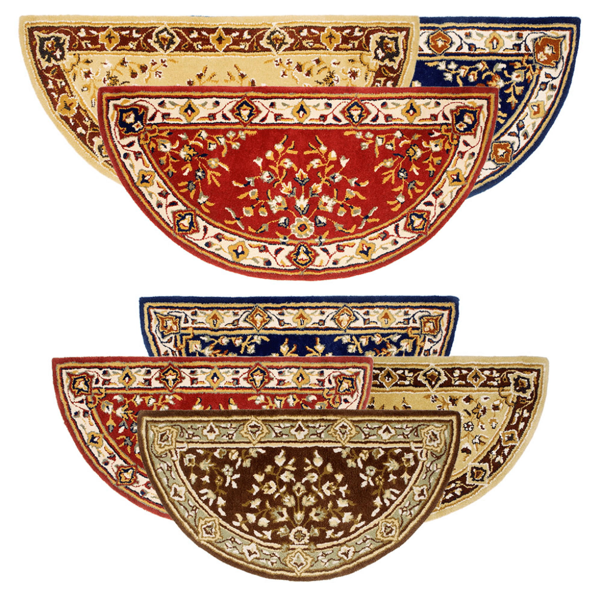 Minuteman Oriental Half Round Hearth Rugs