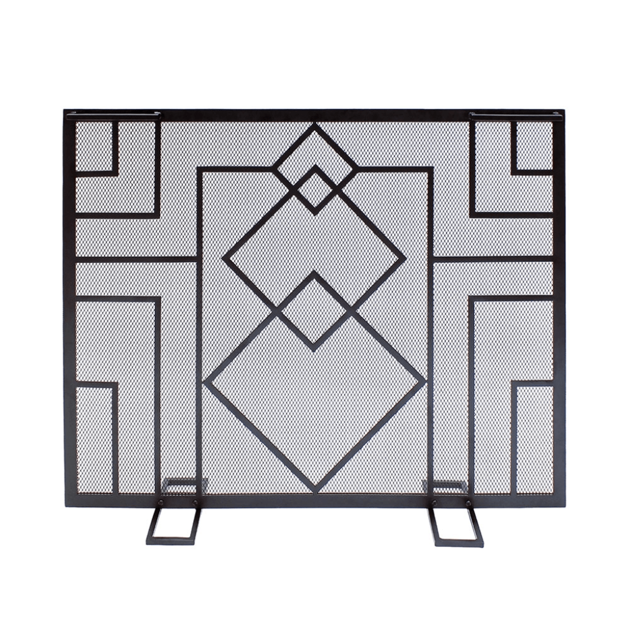 Minuteman Wright Design Flat Fireplace Screen