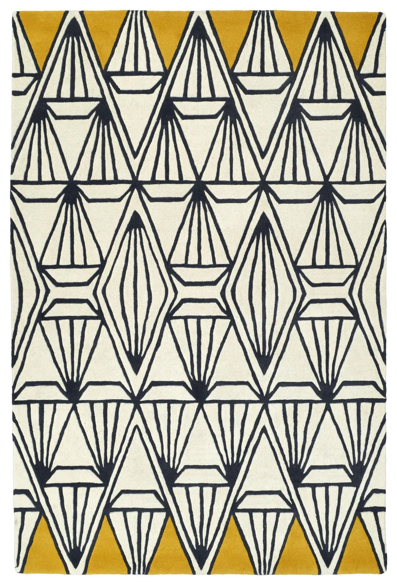 Kaleen Rugs Origami Collection ORG01-01 Ivory Area Rug