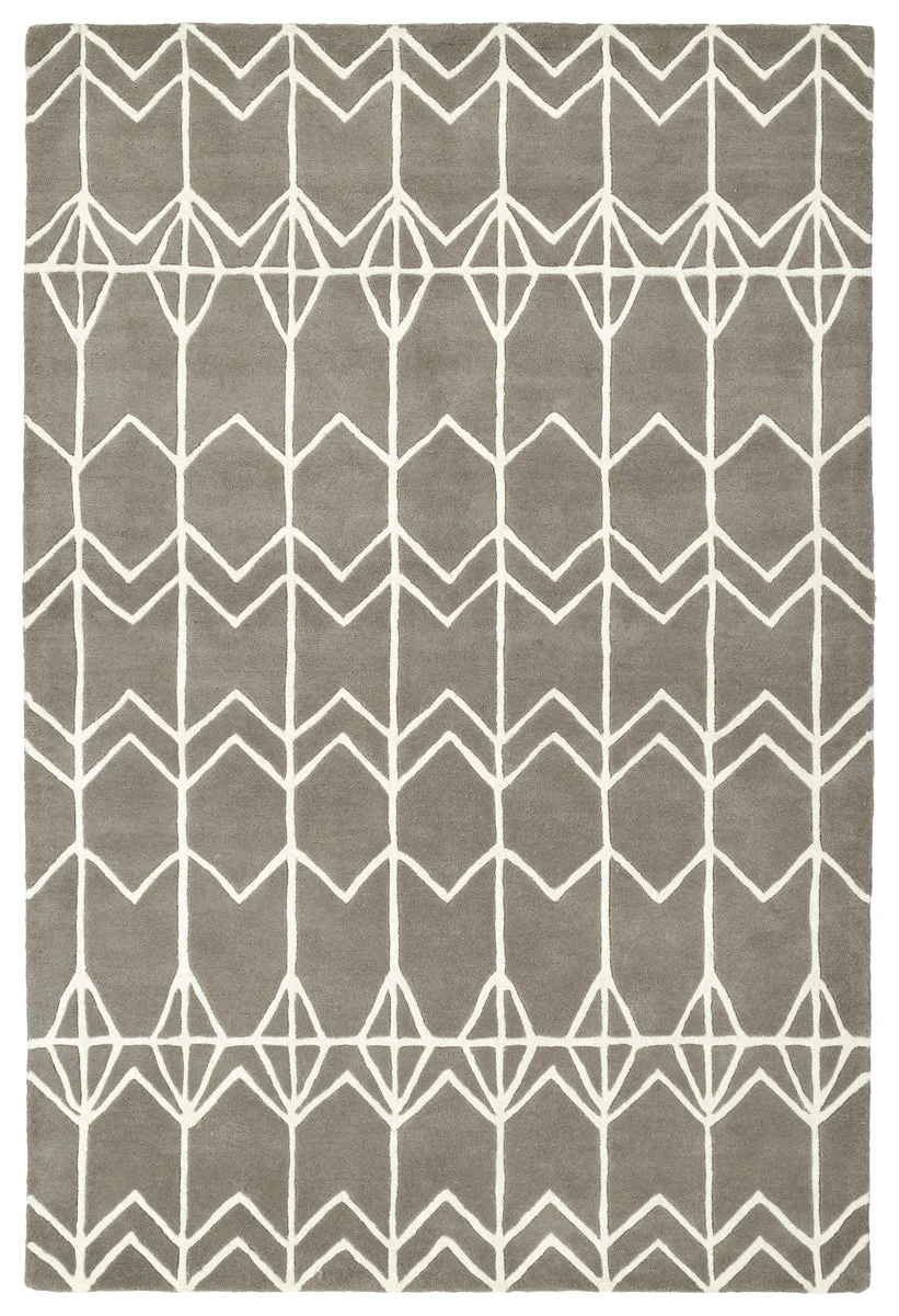 Kaleen Rugs Origami Collection ORG05-75 Grey Area Rug