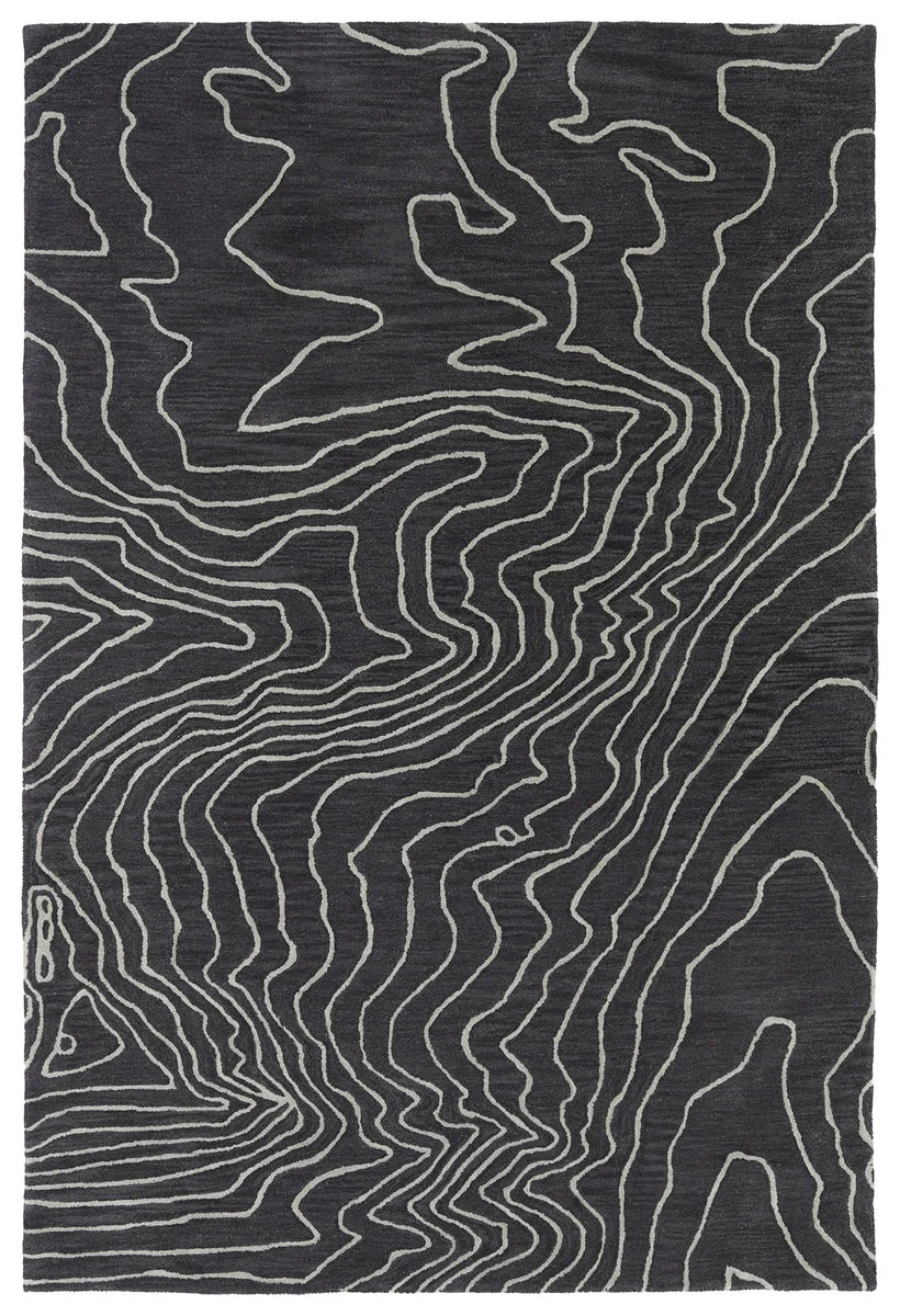 Kaleen Rugs Pastiche Collection PAS02-38 Charcoal Area Rug