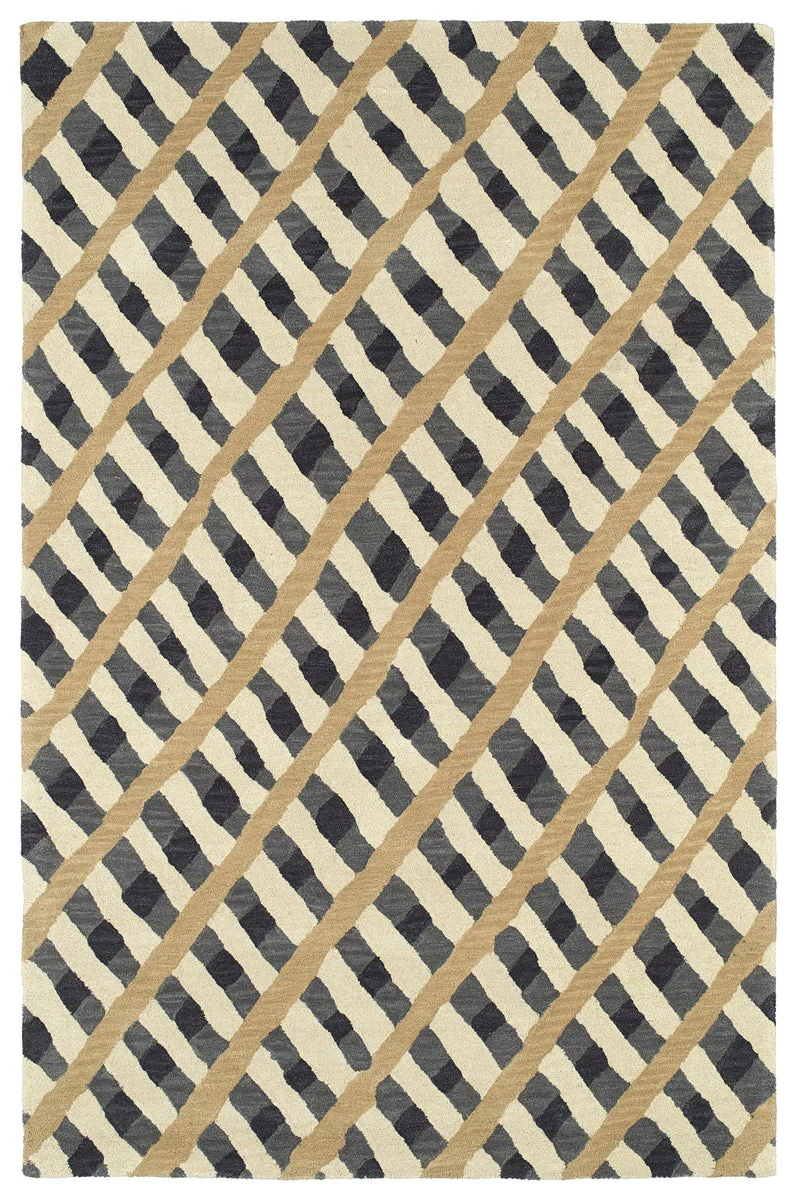 Kaleen Rugs Pastiche Collection PAS04-75 Grey Area Rug