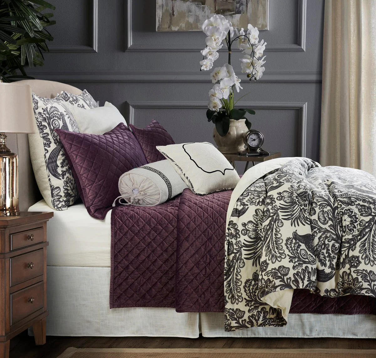 HiEnd Accents 6-PC Alexandria Duvet Package, Super Queen