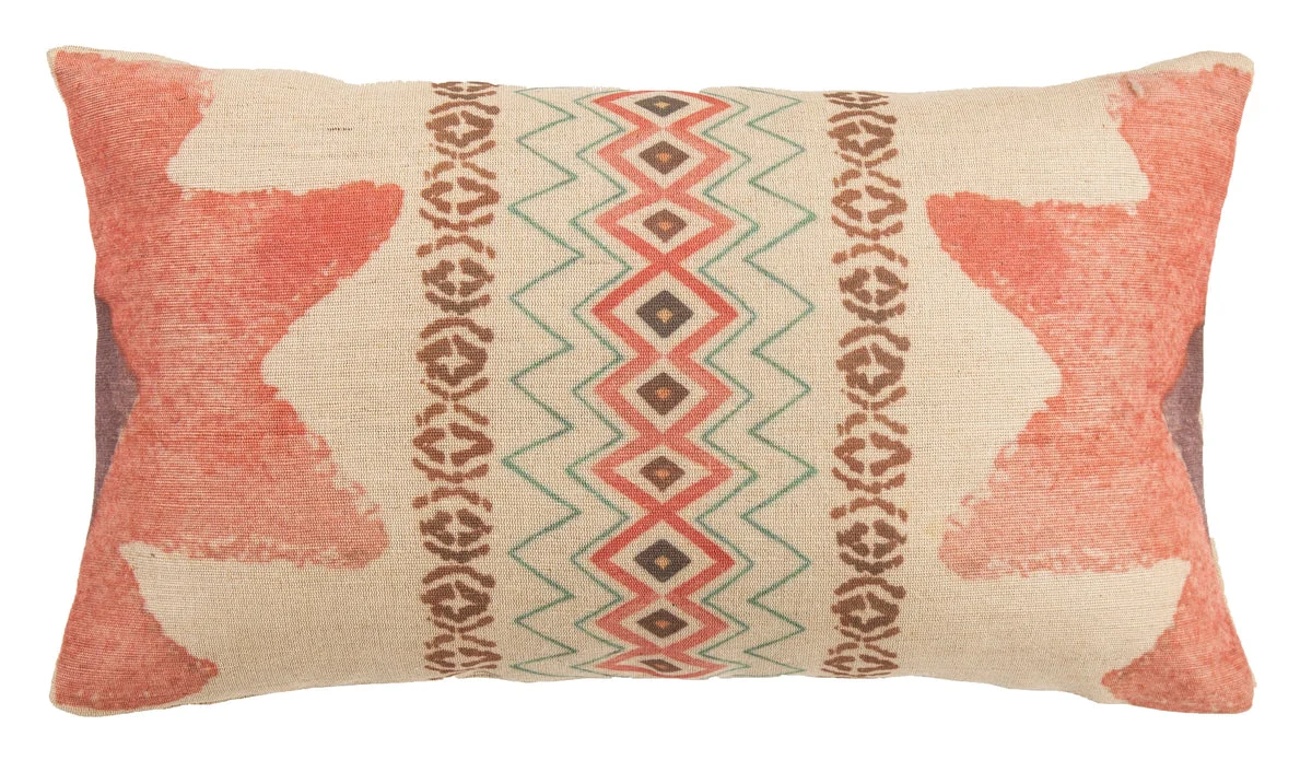 HiEnd Accents Burlap PK Star End Pillow