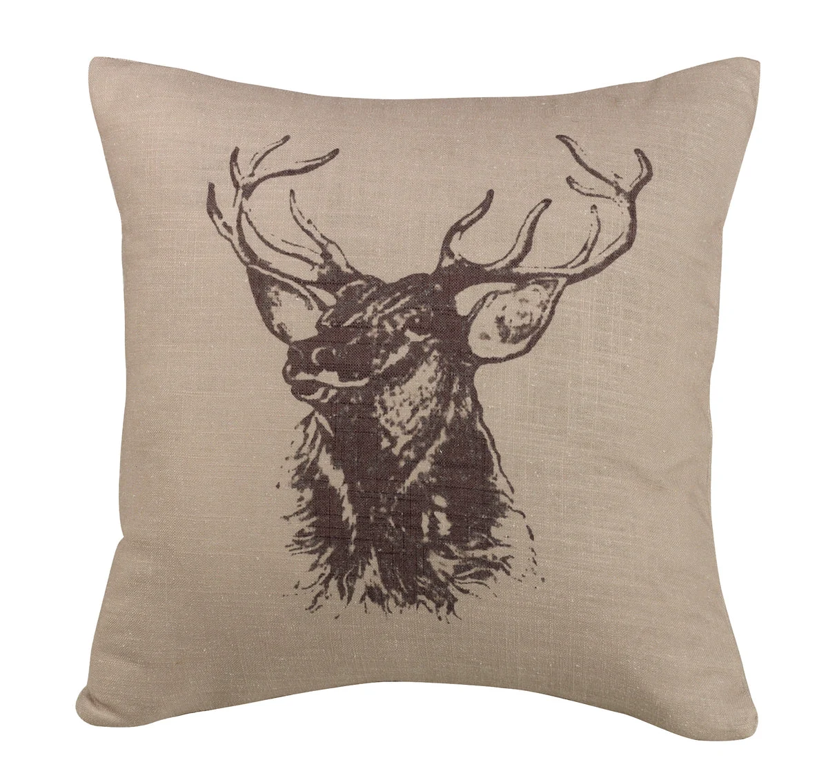 HiEnd Accents Elk Bust Pillow