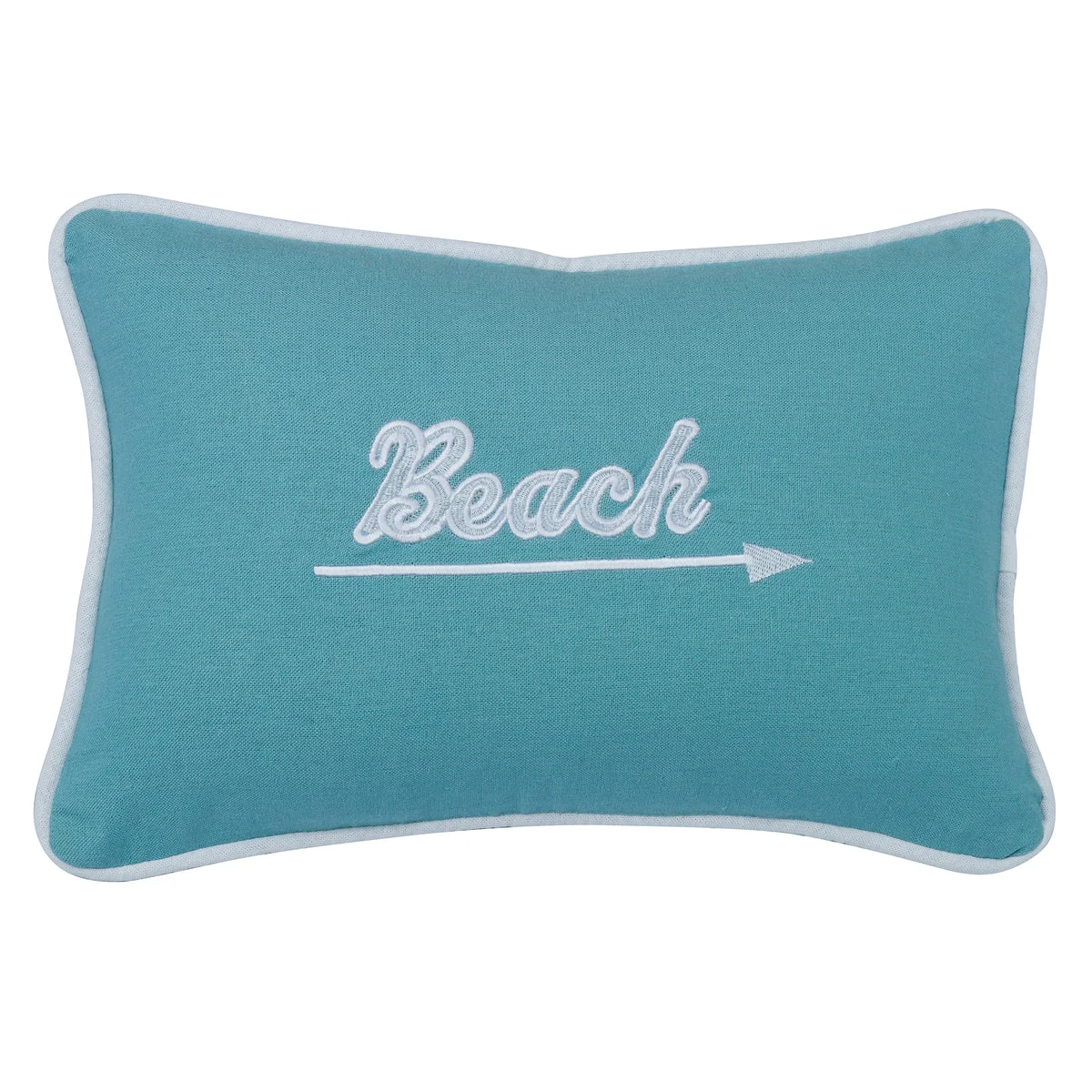 HiEnd Accents Embroidered ``Beach`` Pillow