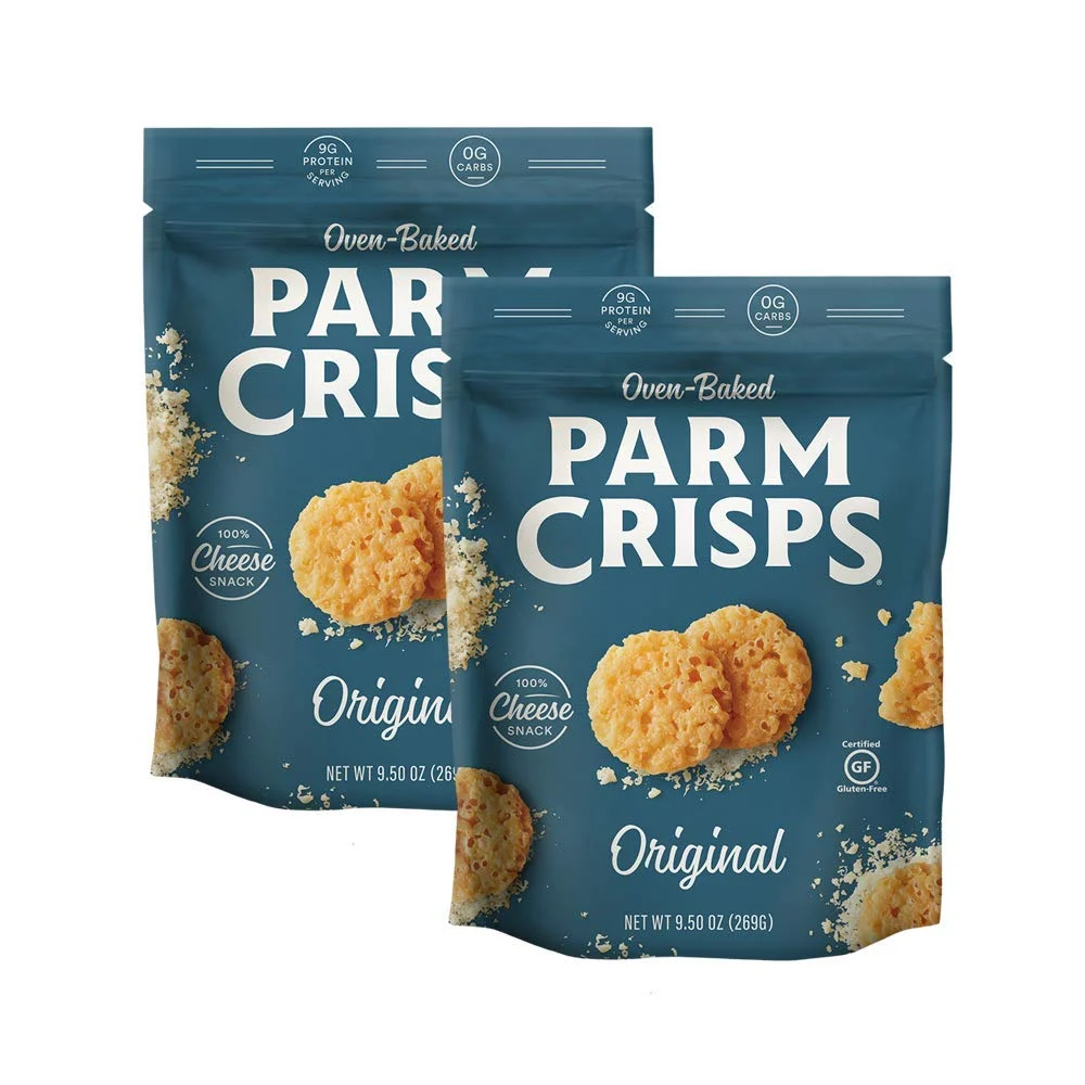 ParmCrisps – Party Size Original Cheese Parm Crisps, 9.5 Oz, 2 Pack