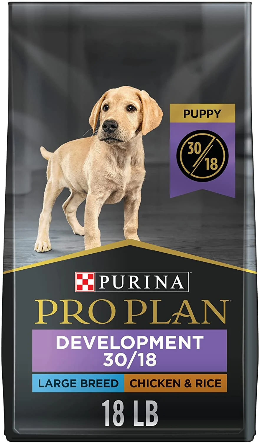 Purina Pro Plan Puppy Large Breed Sport Development 30/18 High Protein Dry Puppy Food – 18 lb. Bag