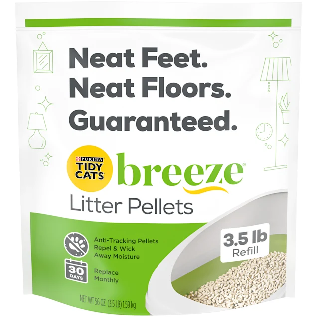 Purina Tidy Cats BREEZE Refill Litter Pellets for Cats, 3.5 lbs., Count of 6