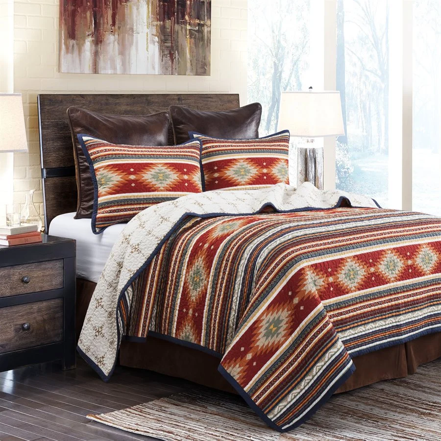 HiEnd Accents Del Sol Reversible Quilt Set