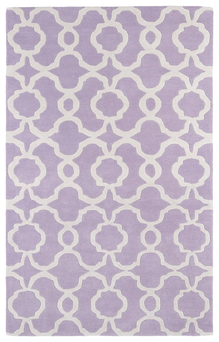 Kaleen Rugs Tara Square REV03-90 Lilac Area Rug