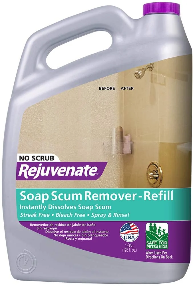 Rejuvenate Scrub Free Soap Scum Remover Cleaning Formula 128fl.oz