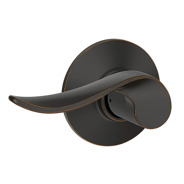 Schlage  F10 Sacramento Aged Bronze Reversible Passage