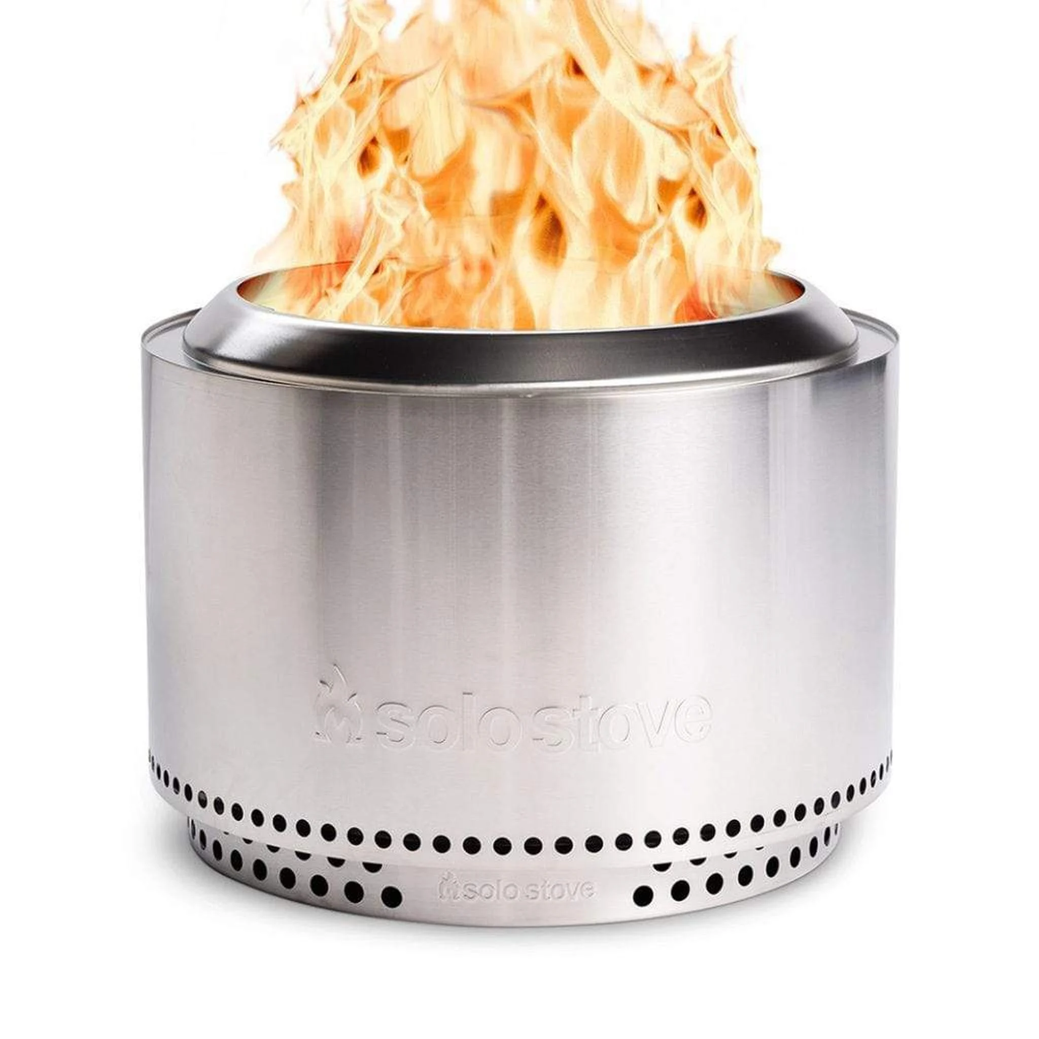 Solo Stove 27" Stainless Steel Yukon Wood Burning Fire Pit with Stand
