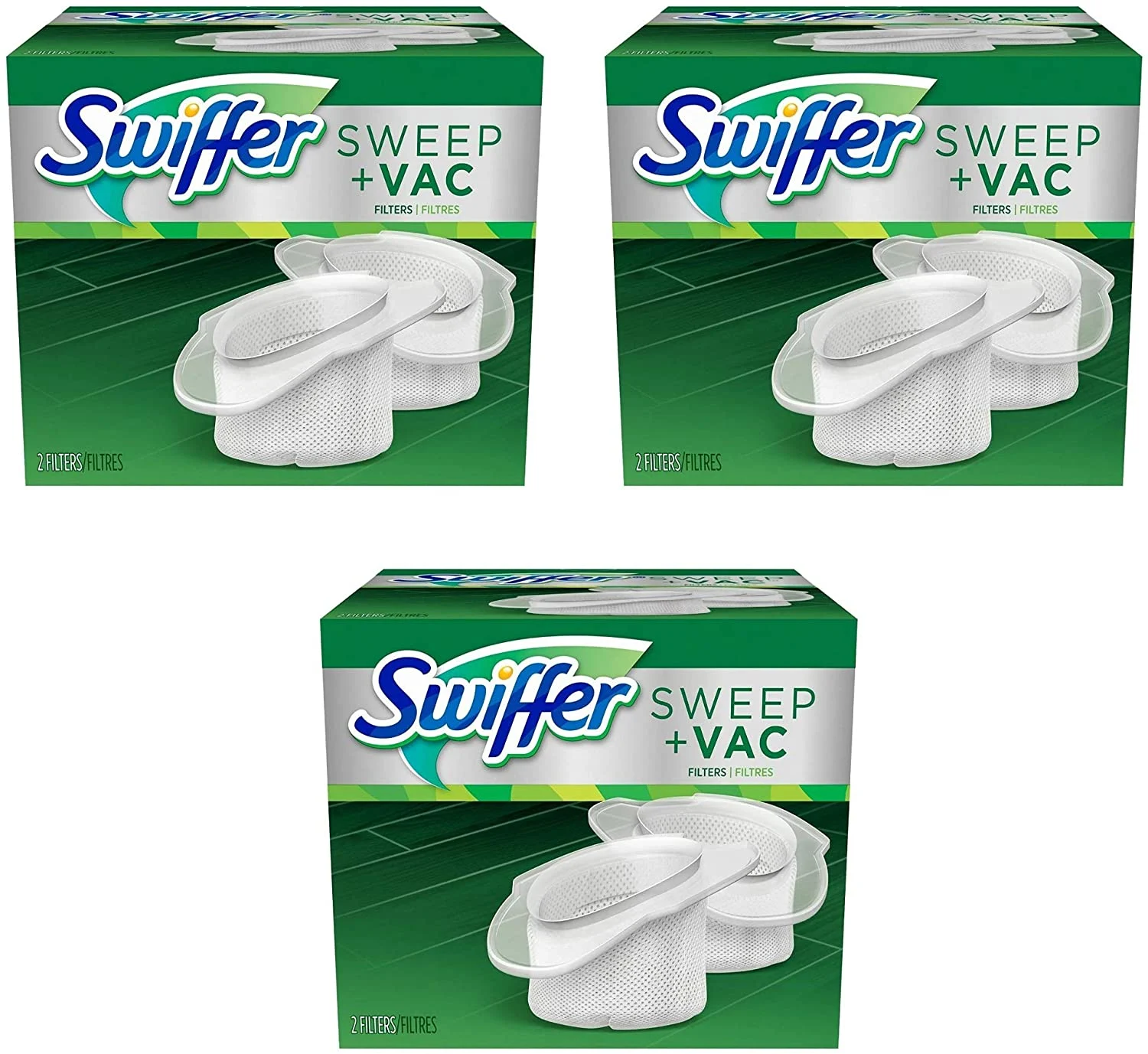 Swiffer SweeperVac SweeperVac Replacement Filter – 2 ct, 3 Pack