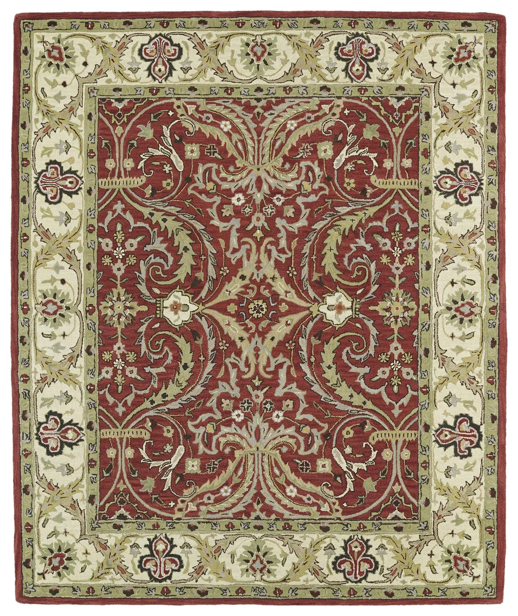 Kaleen Rugs Taj Collection TAJ11-25 Red Area Rug
