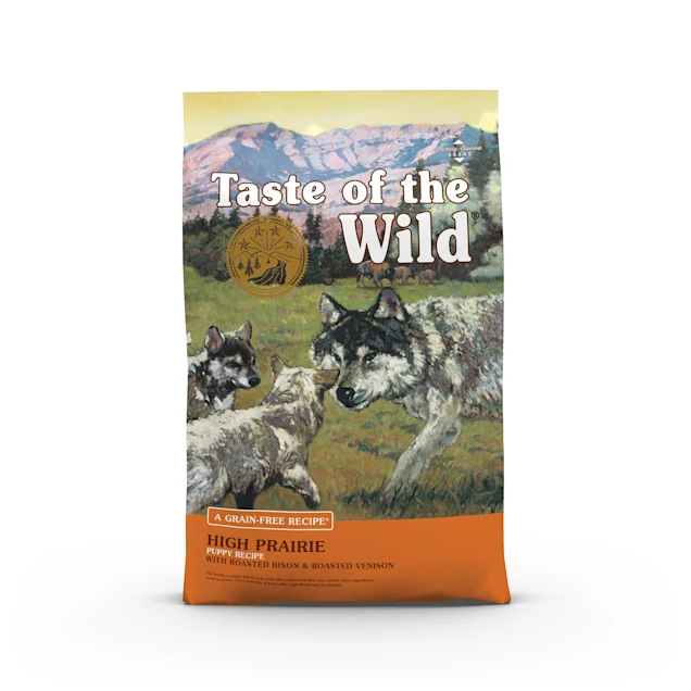 Taste of the Wild High Prairie Grain-Free Roasted Bison & Venison Dry Puppy Food, 5 lbs.