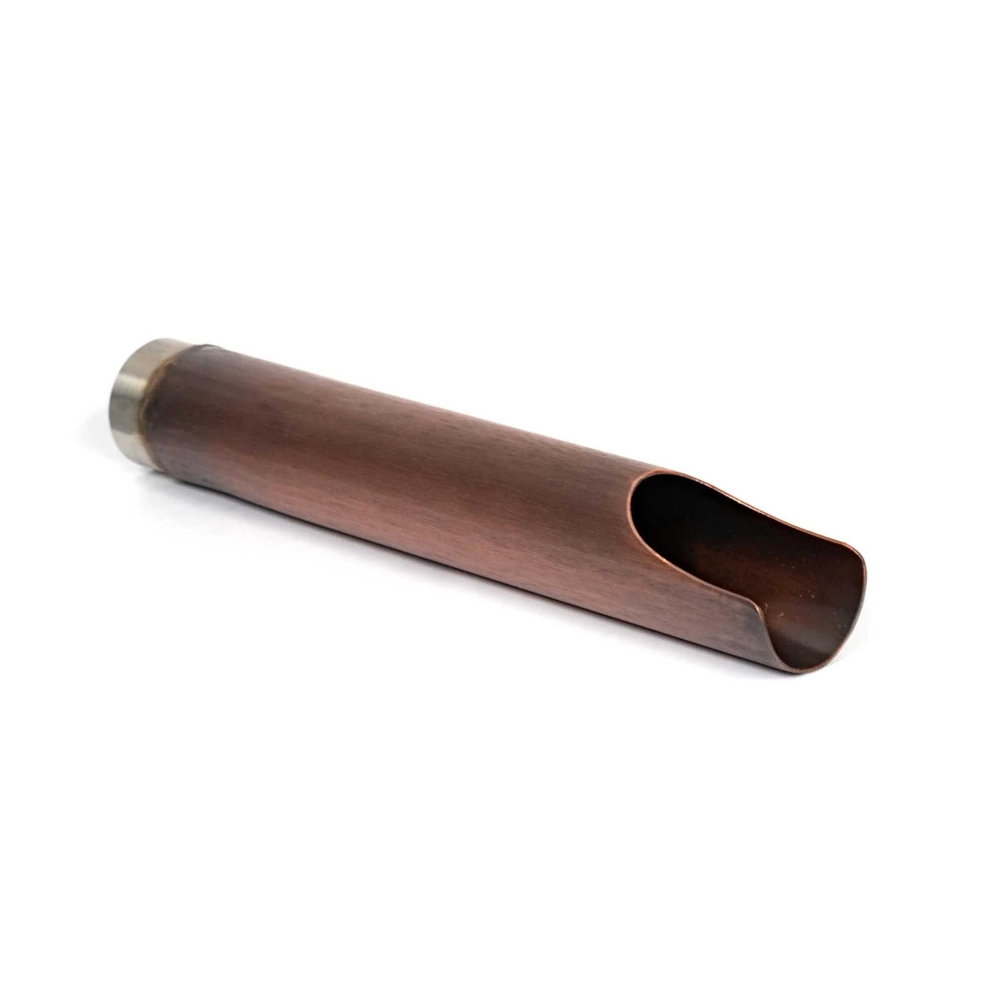 The Outdoor Plus 12" Stainless Steel Cannon Mini Scupper with Threaded Back