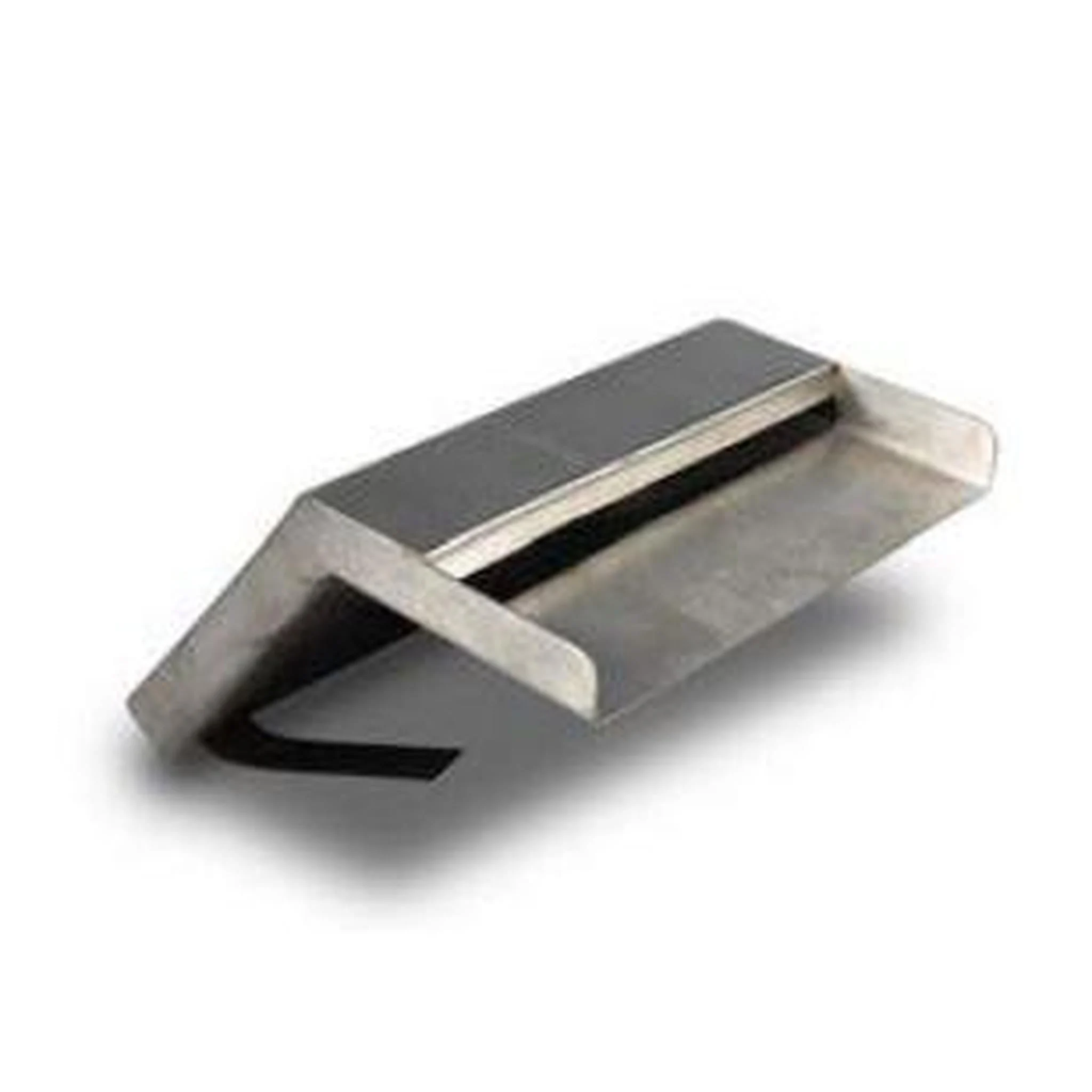 The Outdoor Plus Rectangular Replacement Bowl 8" Pewter Powder Coated Metal Scupper