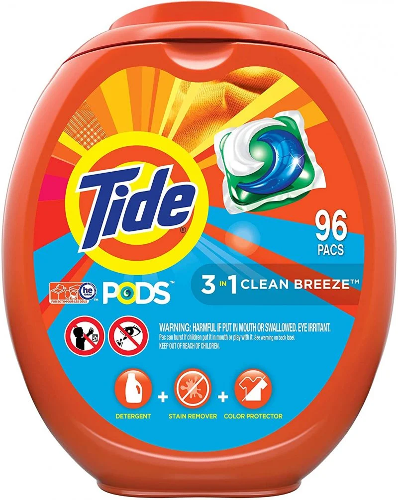 Tide PODS Laundry Detergent Soap PODS, High Efficiency, 96 Count