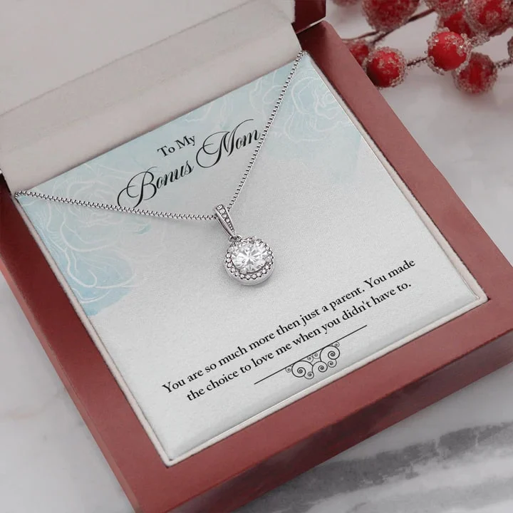 To My Bonus Mom – Bonus Mom Necklace, Mother’s Day Gifts