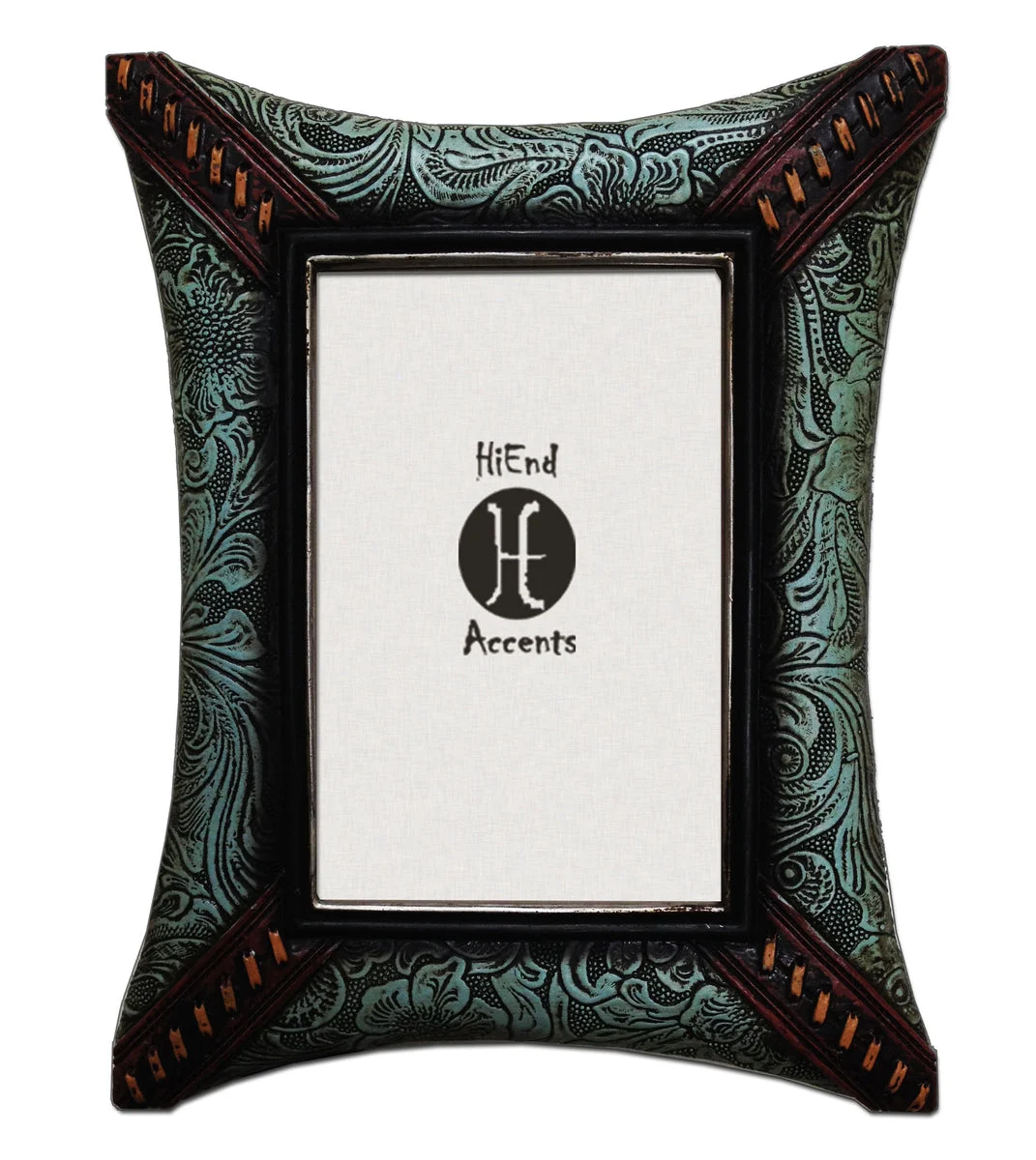 HiEnd Accents Tooled Lthr w/Corner Lacing (EA)