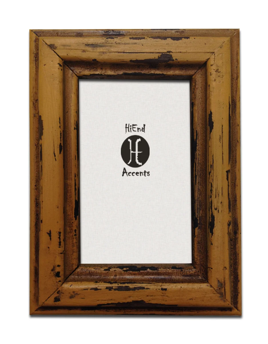 HiEnd Accents Painted Distressed Wood Frame (EA)