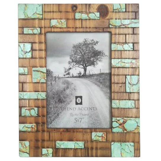 HiEnd Accents Turquoise Inlay Frame