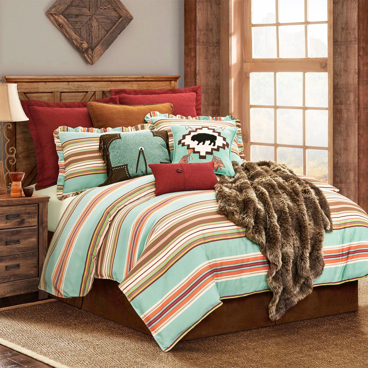 HiEnd Accents 3-PC Serape Comforter Set