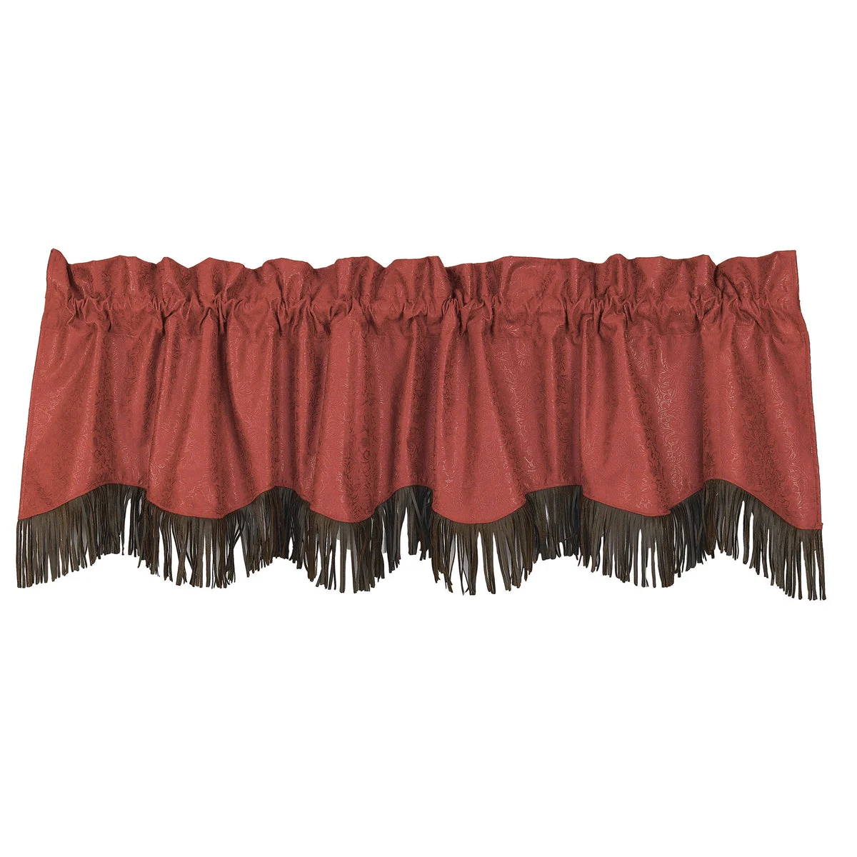 HiEnd Accents Cheyenne Valance with Fringe