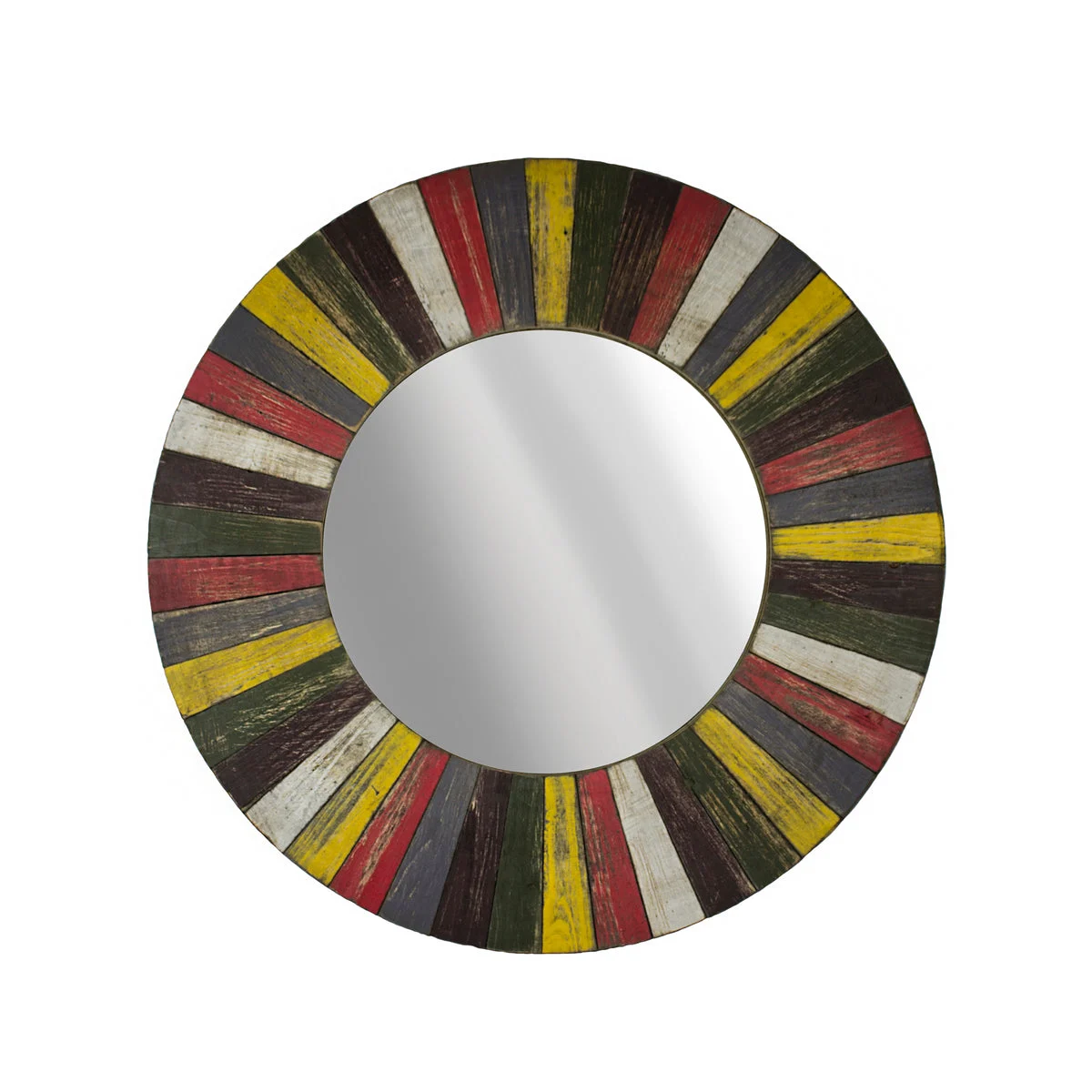 Sagebrook Home WW10208 32" Wooden Mirror, Multi
