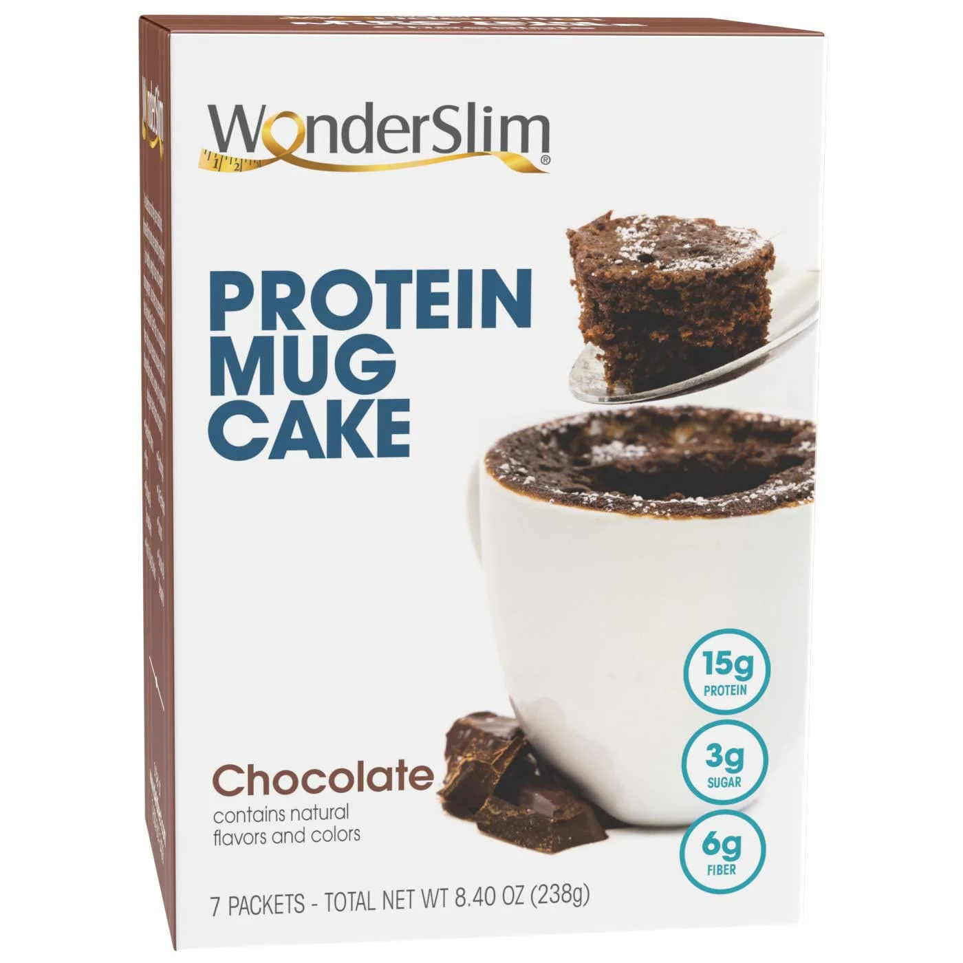 WonderSlim Protein Mug Cake, Chocolate – (7ct)