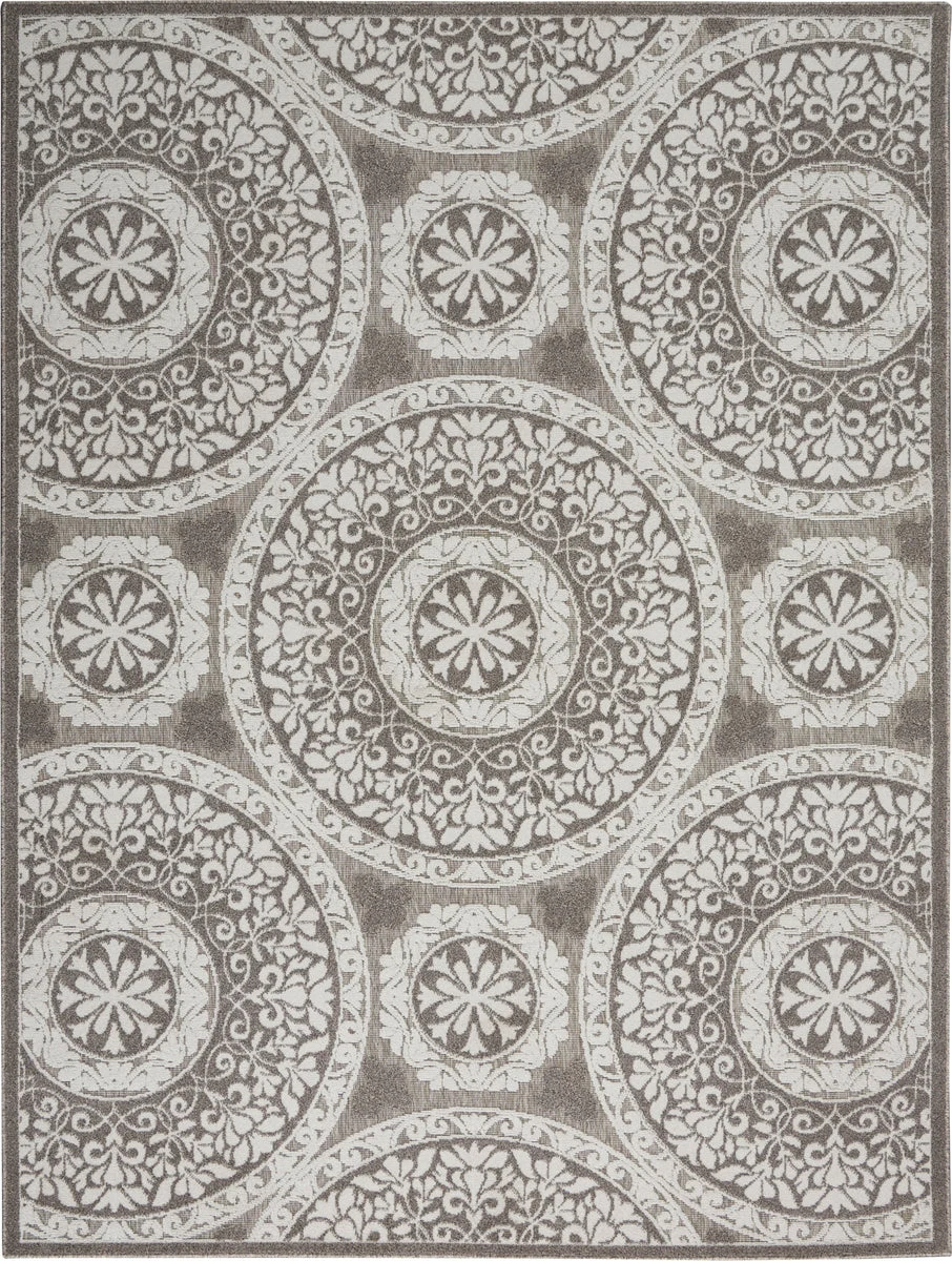 Nourison Calobra Contemporary Taupe Area Rug
