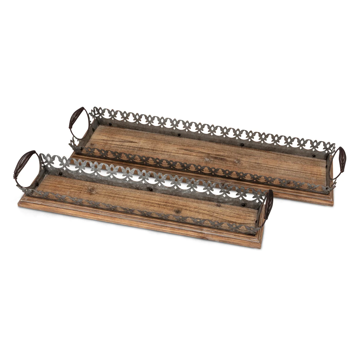 IMAX Worldwide Home London Decorative Trays - Set of 2