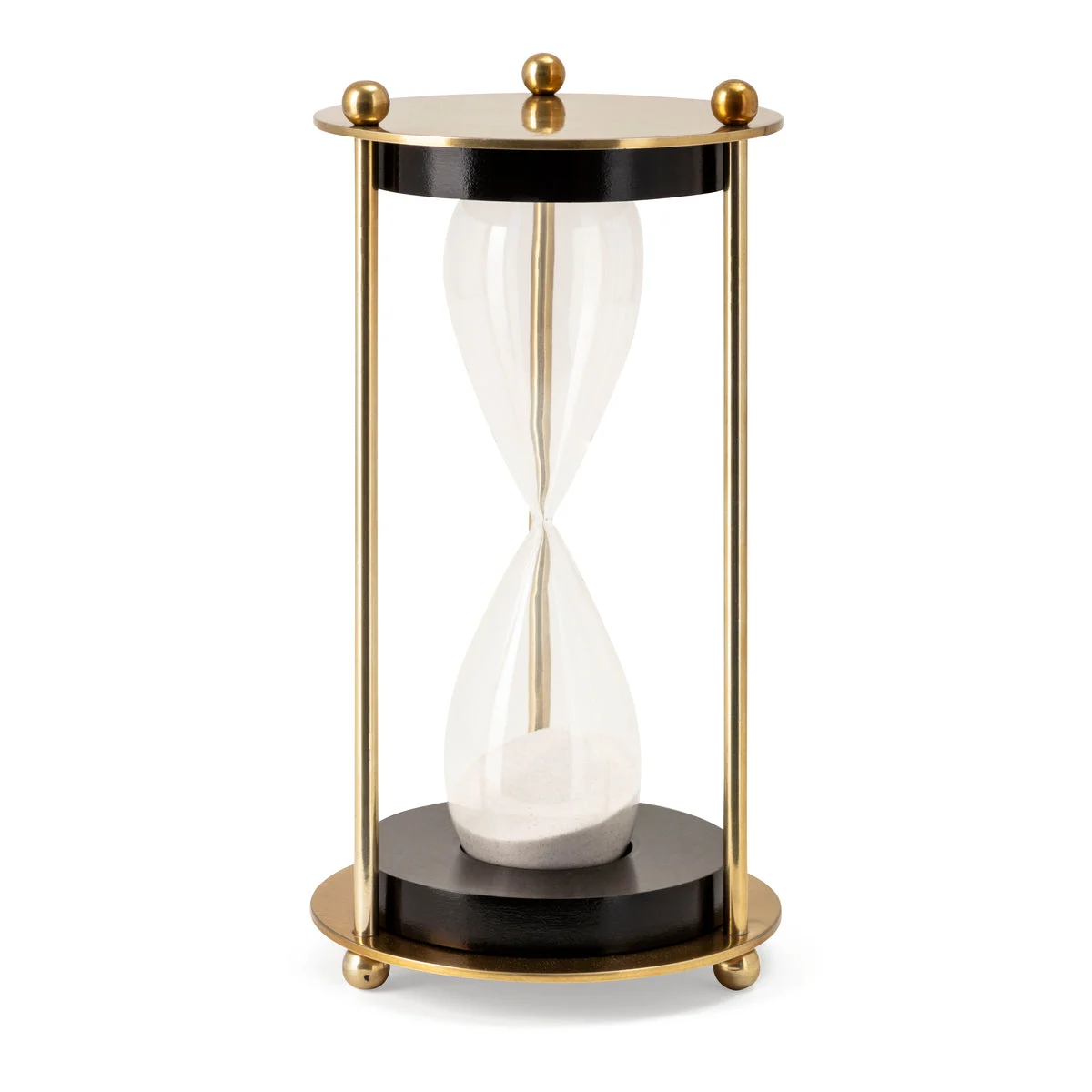 Imax Worldwide Home TY Tribute Black and Gold Hourglass
