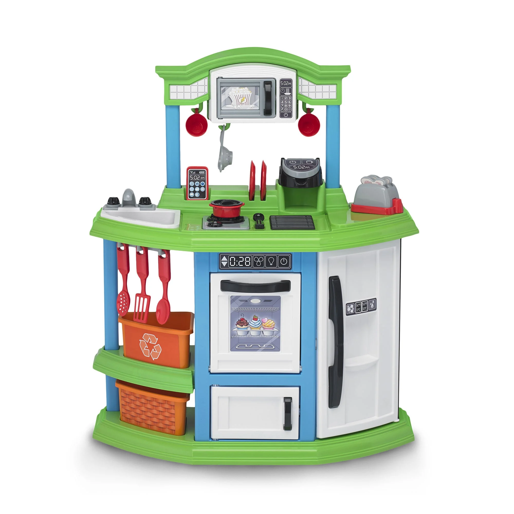 American Plastic Toys Kids Very Own Cozy Comfort Kitchen Role Play Toy Set