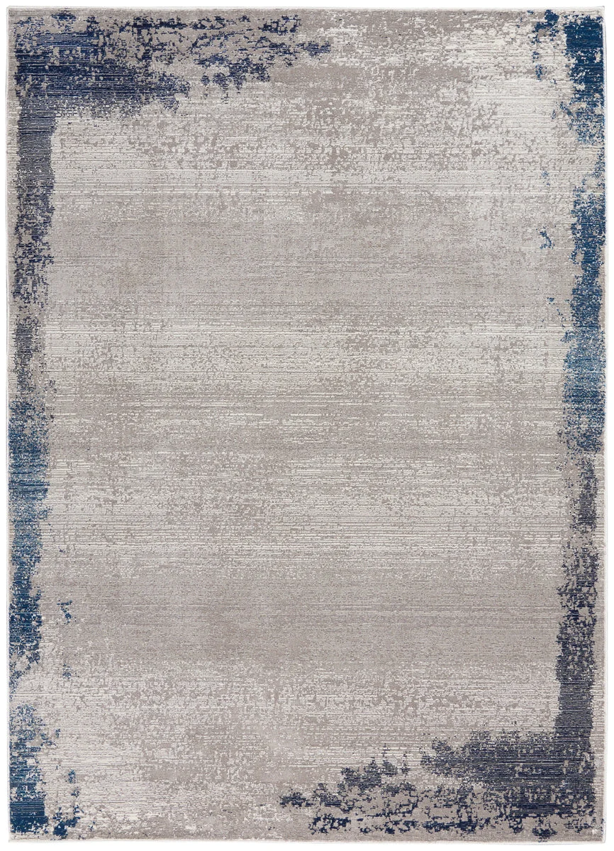 Nourison Imprints Contemporary Grey/Navy Area Rug