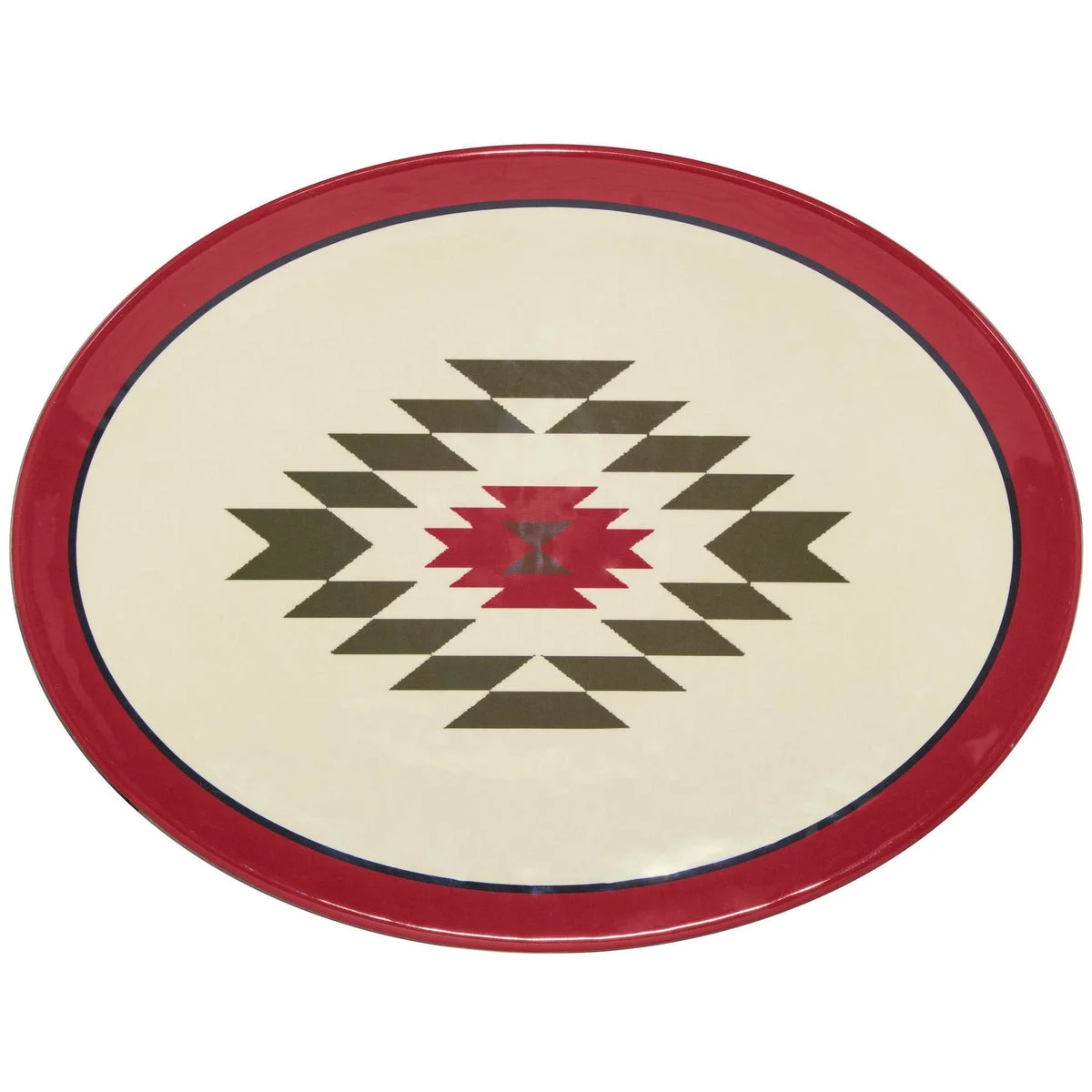 HiEnd Accents Aztec Bear Melamine Serving Platter, 1 pc