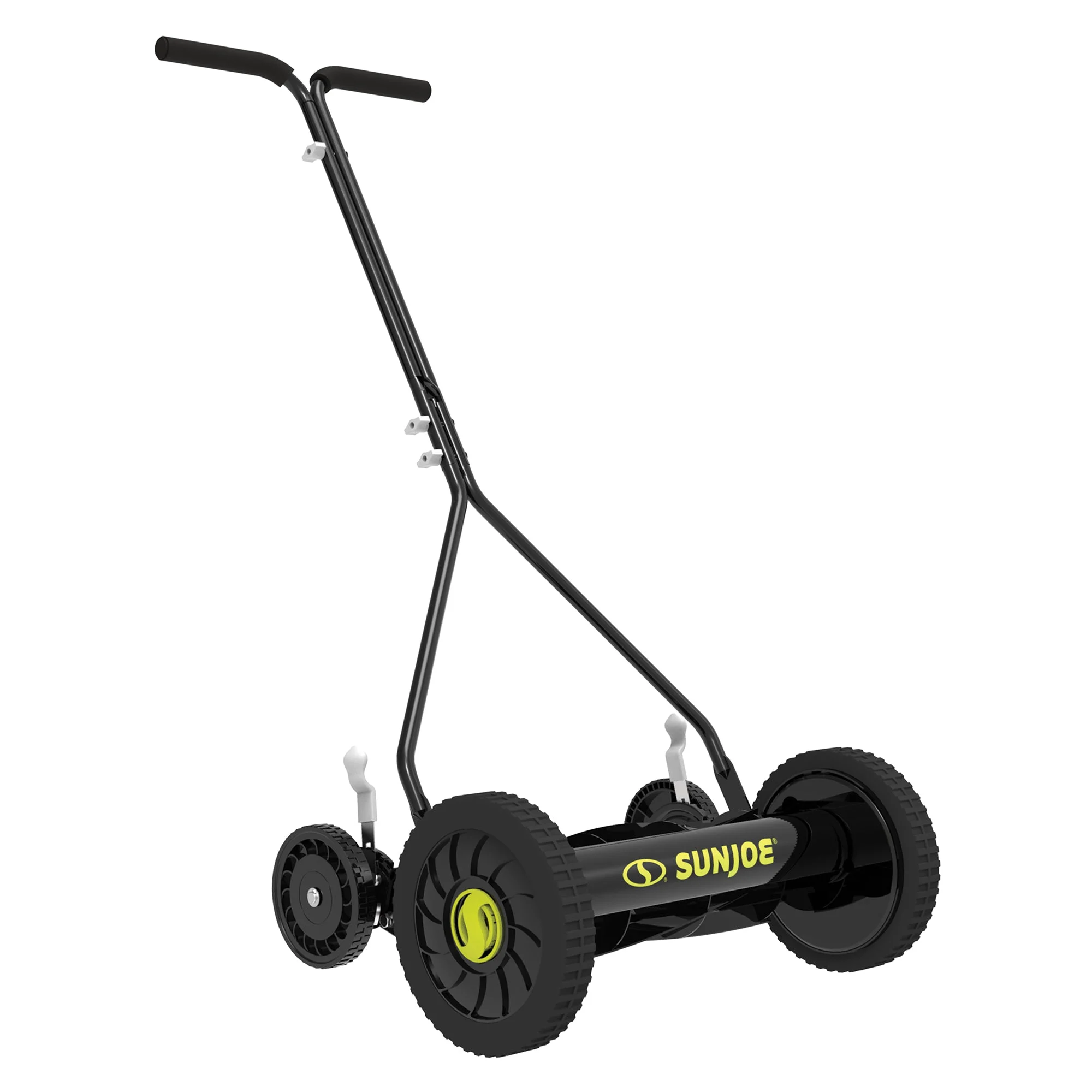 Sun Joe Cordless, Manual Push Steel Reel Lawn Mower, 14 Inch, Green, MJ503M