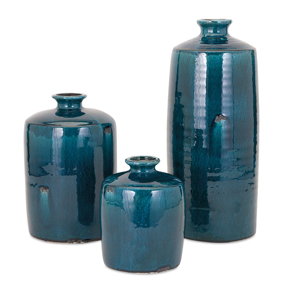 IMAX Worldwide Home Arlo Large Blue Vase