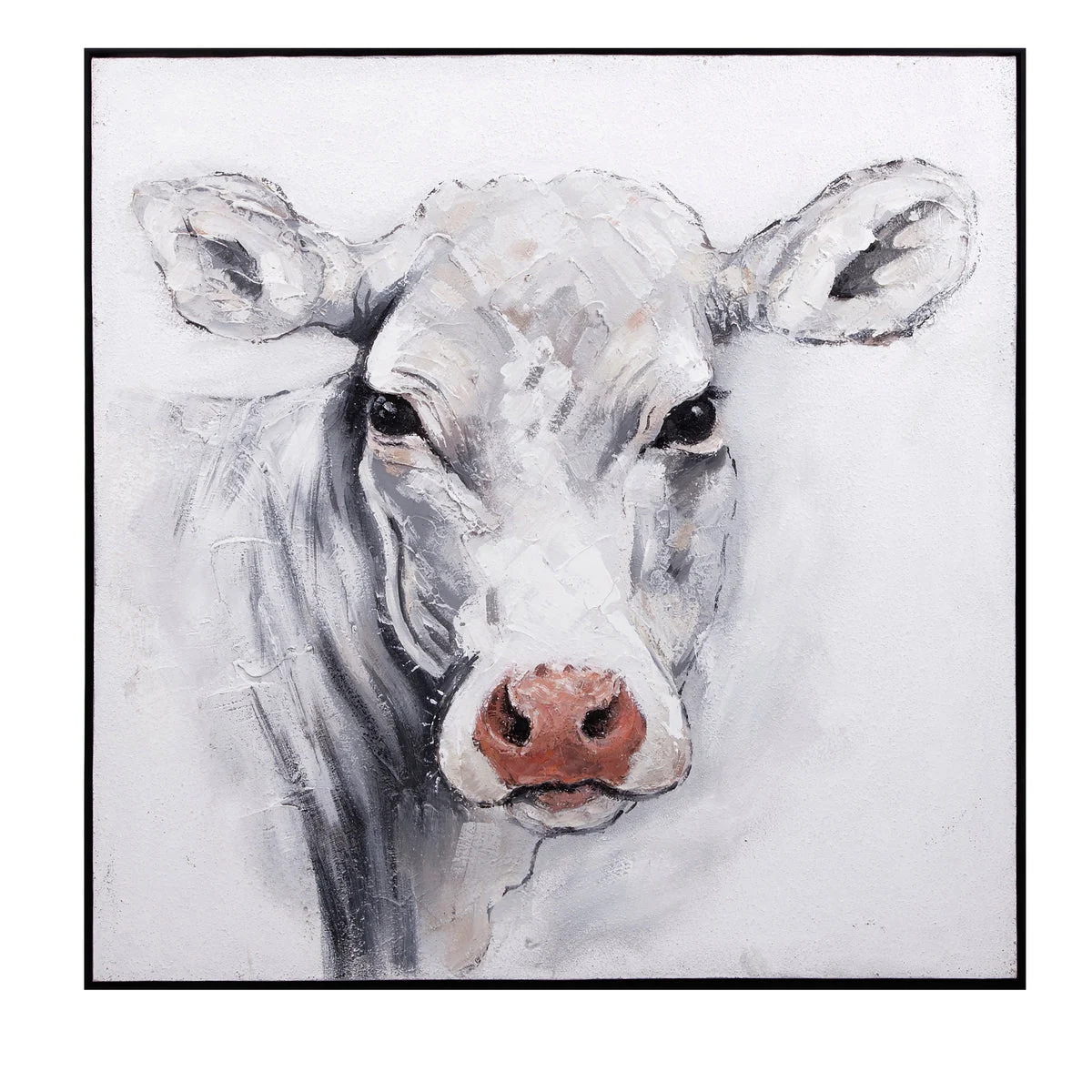 IMAX Worldwide Home Rickey Cow Oil Painting