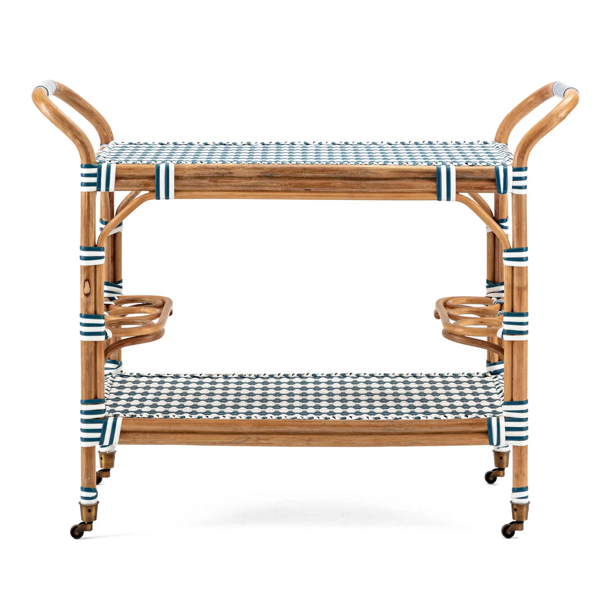 IMAX Worldwide Home Casablanca Rattan Bar Cart