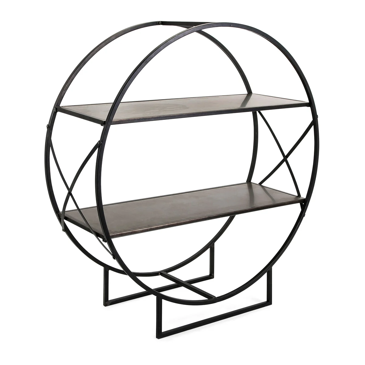 IMAX Worldwide Home Zayden Round Metal Shelf