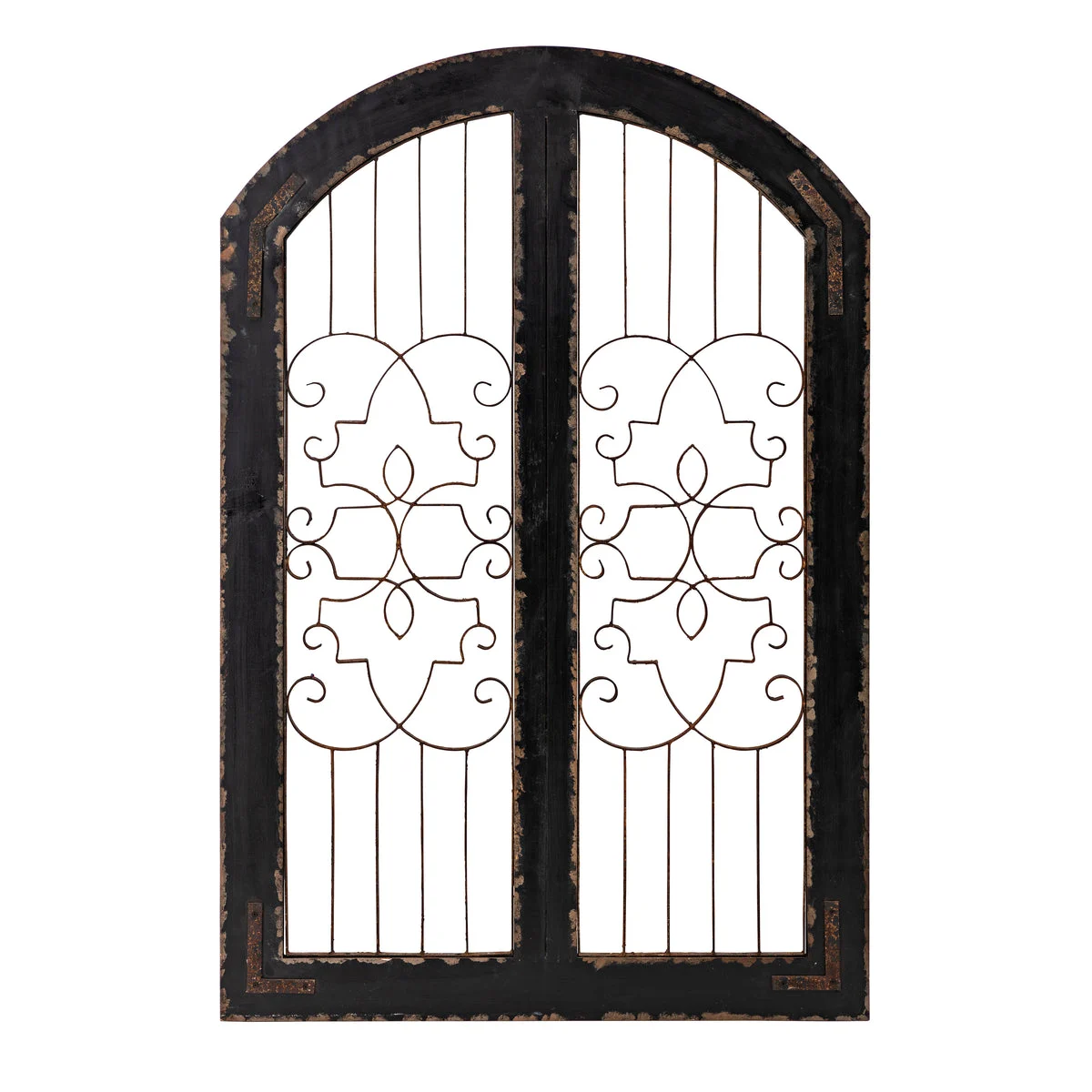 IMAX Worldwide Home Amelia Iron and Wood Gate