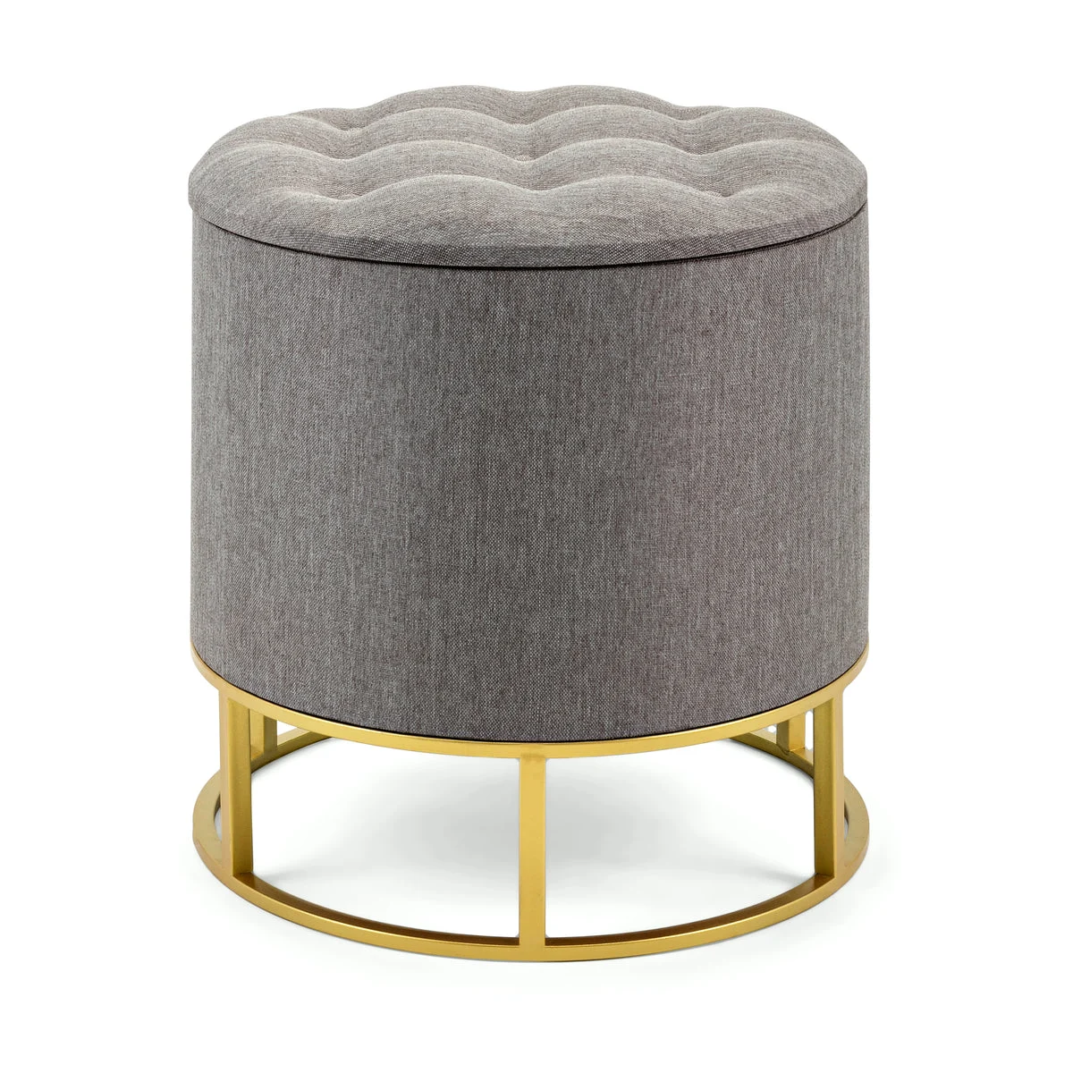 IMAX Worldwide Home Piper Gray Ottoman