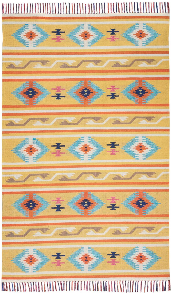 Nourison Baja Transitional Yellow Area Rug